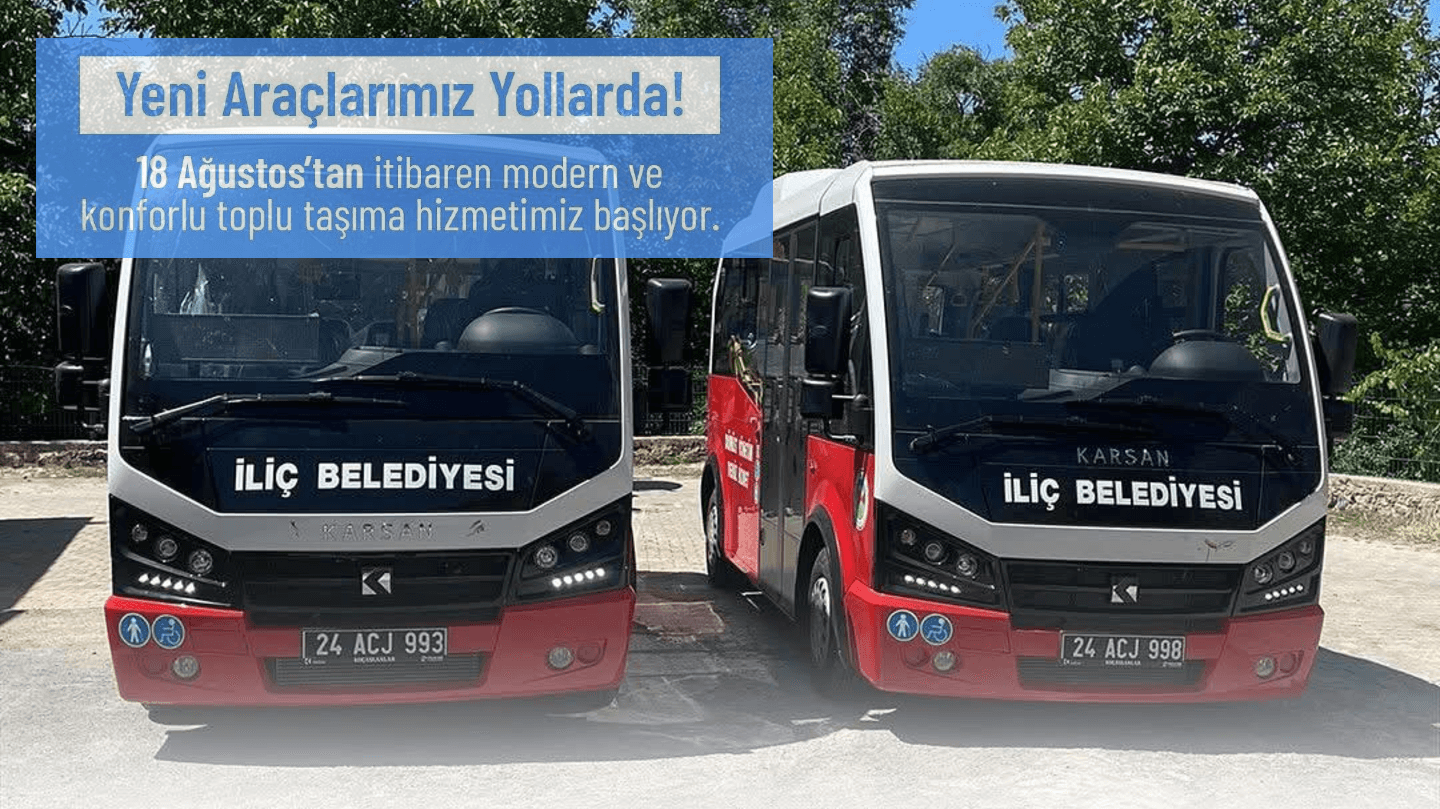 İliç Belediyesi’nden Vatandaşlarımıza Konforlu Ulaşım Müjdesi