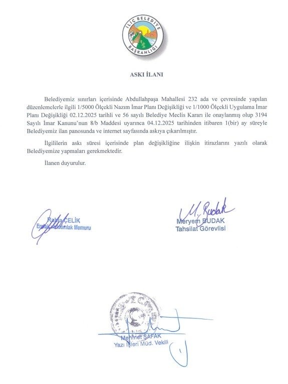 ASKI İLANI